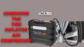 TACKLIFE Tire Inflator Air Compressor Unboxing