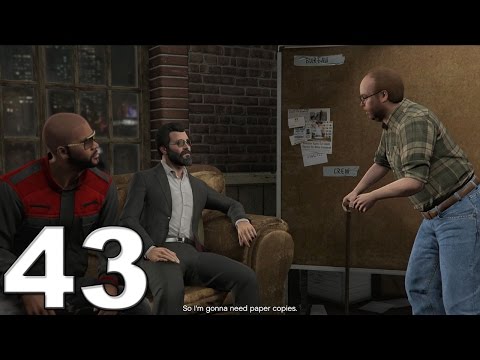 Grand Theft Auto 5 PS4 Gameplay Walkthrough Part 43 - Cleaning out the Bureau!!