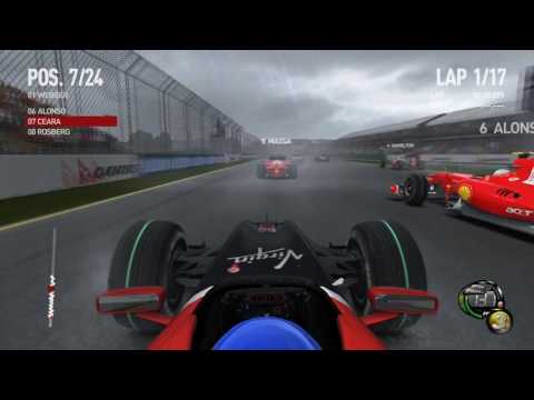 F1 2010 Melbourne Wet Race