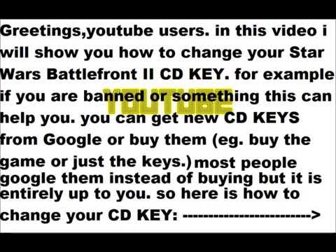 cd key :: Star Wars: Battlefront 2 2005) General Discussions
