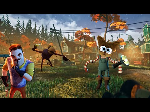 SICI VS THE PSYCHOPATH NEIGHBOR AT 3 AM!!! WE PLAY HELLO NEIGHBOR 2!!