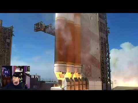 Delta IV Heavy last launch from Vandenberg [4K SpaceWeek clip]