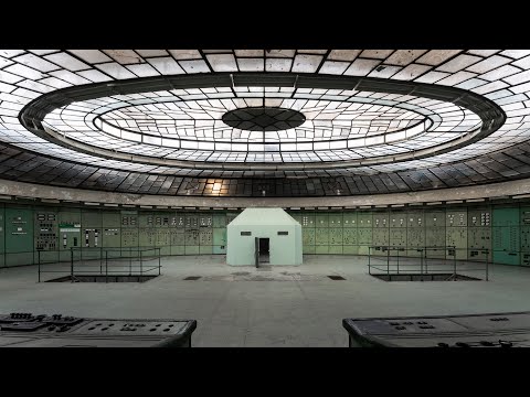 Abandoned Power Plant Control Room