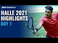 Federer faces Ivashka; Bautista Agut, Korda & Goffin In Action