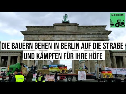 14.04.2021 #Berlin Bauern gehen auf die Straße und kämpfen für ihre Höfe
