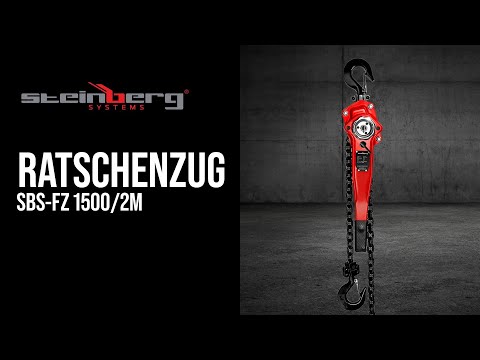 Video - Ratschenzug - 1.500 kg - 2 m