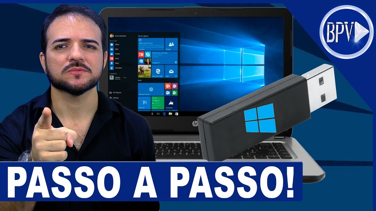 Como FORMATAR o PC com um Pendrive Bootável - Série Formatação BPV!