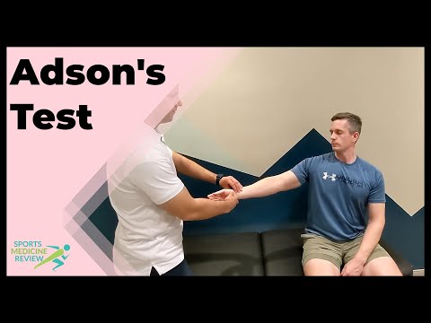 Adson’s Test (for Thoracic Outlet Syndrome)