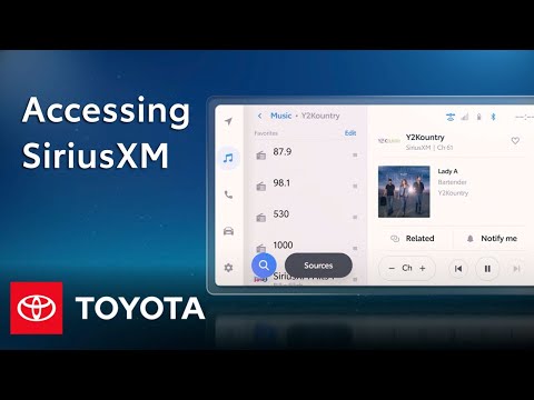 How To: SiriusXM on Toyota's Newest Audio Multimedia Platform | Toyota