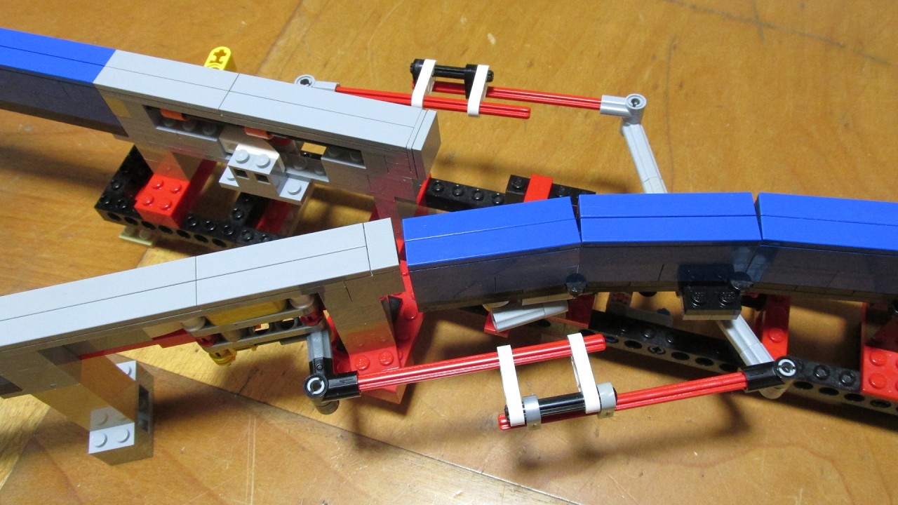 Lego Monorail Non-motorized Switch Rail Test