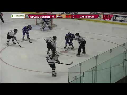 2016 NEHC Womens Hockey Semis: #3 UMass Boston Women's Hockey vs. #2 Castleton U.