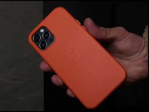 Чехол Real Leather Case iPhone 12 Pro Max red - фото 1 - id-p1847798702