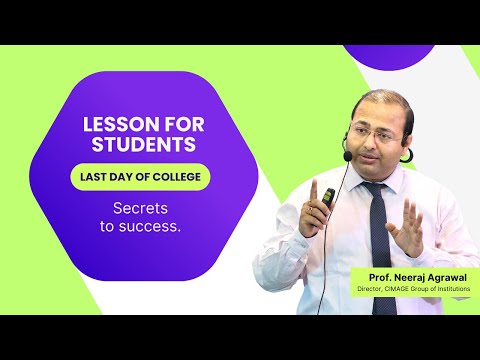 Lesson for students | Last Day of College | Secret to Success | Farewell Event of Batch 2023