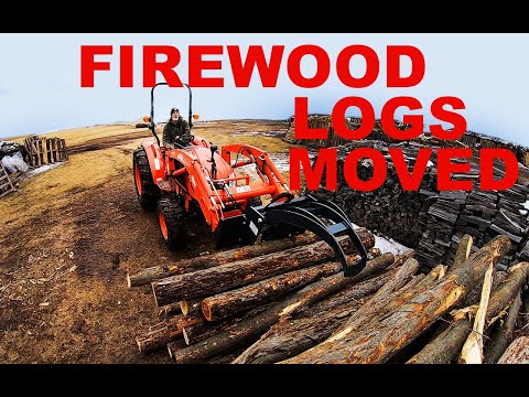 LOGS moved with the KIOTI DK4710SE HST  - #626