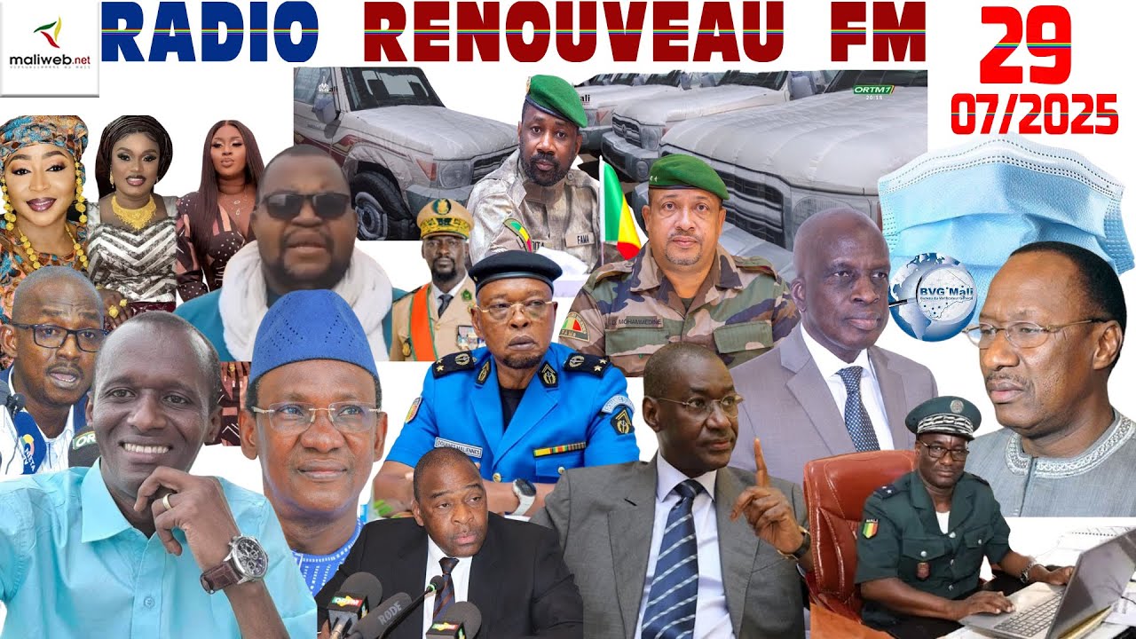 La Revue de Presse de la RADIO RENOUVEAU FM du 29 Juillet 2025