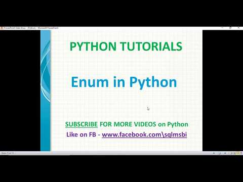 Python Tutorials | Enum in Python | python enumerations