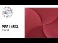 145x145mm Claret Textured Seta 120gsm Pouchette Buste