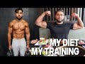MY DIET And TRAINING ROUTINE + FIRST TIME Eating This *insane*