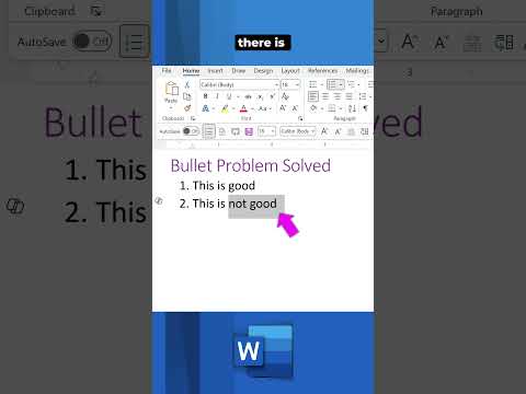 Microsoft Word: Quick Fix to Disable Auto Bold in Bullet Points
