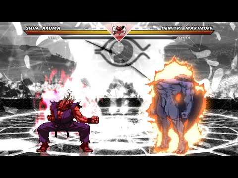 SHIN AKUMA VS DEMITRI - HIGHEST LEVEL INCREDIBLE FIGHT - VAMPIRE RULES