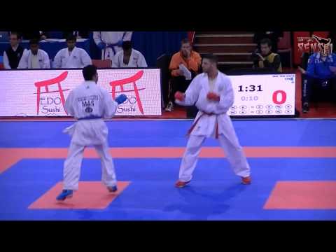 Italy vs Malaysia - Nello Maestri - 21st WKF World Karate Championships Paris Bercy 2012