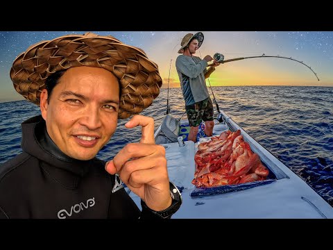 Night Fishing with a Pro and Grabbing Big Lobsters