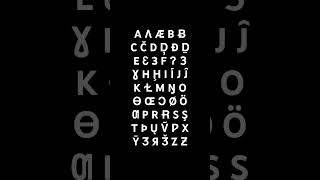 Download lagu A Λ Æ B Ƀ C Č D Ḑ Ð Ḏ E Ɛ 3 F Ɂ Ȝ Ɣ H Ḩ I Í J Ĵ K Ɫ M Ŋ O Ɵ Œ Ɔ Ø Ö Ƣ P R Ɍ S Ş T Þ Ų Ṽ Ƿ X Ȳ Ʒ Я Ǯ mp3