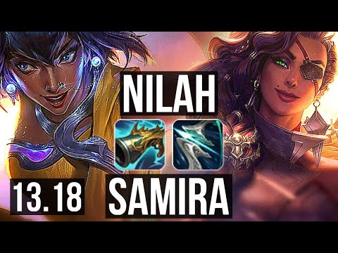 NILAH & Alistar vs SAMIRA & Nautilus (ADC) | 900+ games, Godlike, 13/3/2 | KR Master | 13.18
