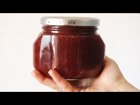 휘게 스타일, 루바브 딸기잼 만들기 ♥ vegan rhubarb strawberry jam recipe (hygge style) ♥ 꾸미 비건 채식 요리 cookme