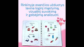 Klasikinės loginio mąstymo užduotys SUP vaikams