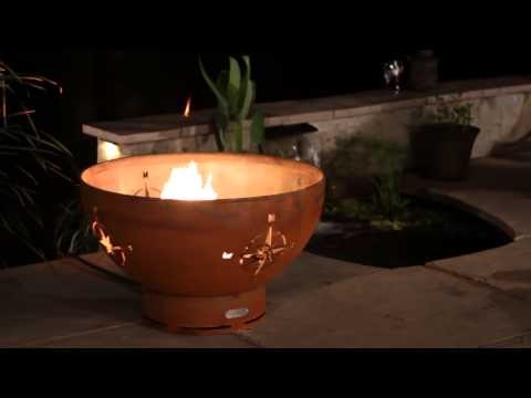 Fire Pit Art 36" Navigator Wood Burning Fire Pit