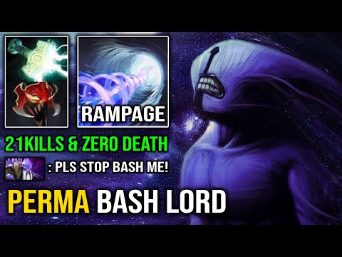 BASH UNTIL RAMPAGE Perma Stun Faceless Void with 21Kills Madness Reverse Time Walk DotA 2