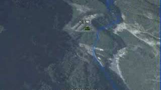 preview picture of video 'Taroko marathon Google Earth flyover (II)'