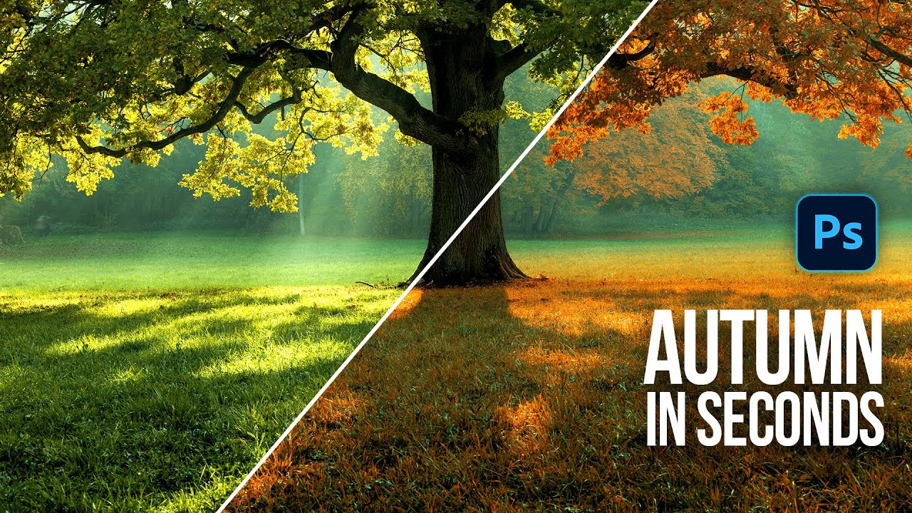 Autumn in Seconds - Photoshop Tutorial