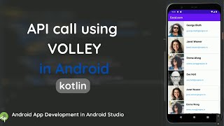 How to make API call in Android Studio | Volley & Recyclerview |  Android Development Tutorial