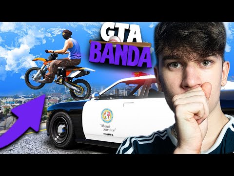 GTA V BANDA #38 - UCIEKŁEM POLICJI👮‍♂️