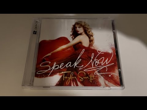 Taylor Swift - Speak Now (Deluxe Edition) CD Unboxing 