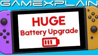 New Nintendo Switch Model OFFICIALLY Announced! 4.5-9 Hour Battery Life + More Joycon Colors