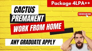 Permanent Work From Home|Salary 35k😮|Freshers recruitment|#workfromhomejobs