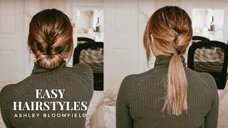 3 Easy Winter Hairstyles | Ashley Bloomfield