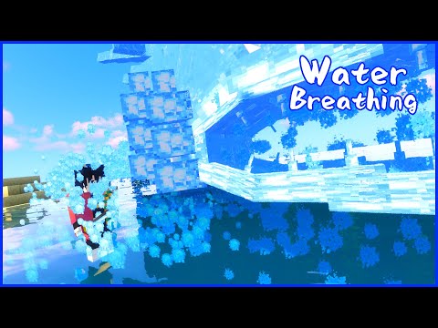 Shiny - Water Breathing Moves | Minecraft Demon Slayer Mod Review