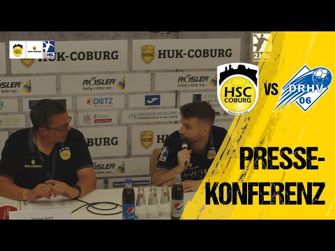 Pressekonferenz 22.05.2022: HSC 2000 Coburg - Dessau-Rosslauer HV 06
