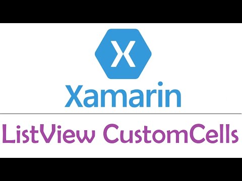 Xamarin Forms Custom Cells in ListView EP10