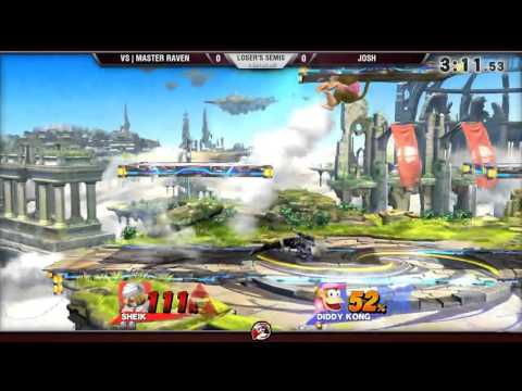 VS Weekly 2/18/16 - Losers Semis - Master Raven (Sheik) vs. Josh (Diddy) - Smash 4