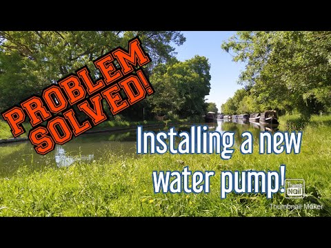 BOAT LIFE - Installing a new Jabsco water pump. Narrowboat water flow issue PROBLEM SOLVED!