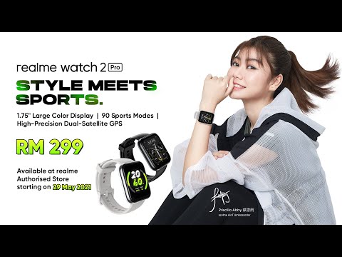 Миниатюра изображения товара Умные часы Realme Watch 2 Pro / RMA2006 (черный)