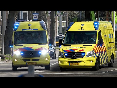 A1, C. Miesen Ambulances 09-101 & 09-134 RAVU in Utrecht