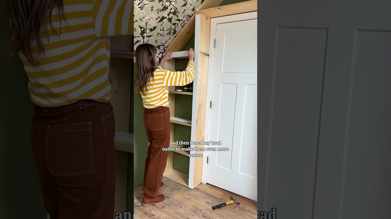 i built my own bookshelves and i have 0 regrets - except maybe the rug. #diy #carpentry