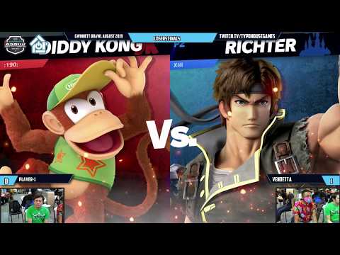 Gwinnett Brawl August 2019 - Player-1(Diddy) VS Vendetta(Richter) - Losers Quarters