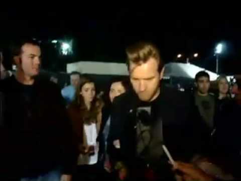 Ewan McGregor At U2 Concert